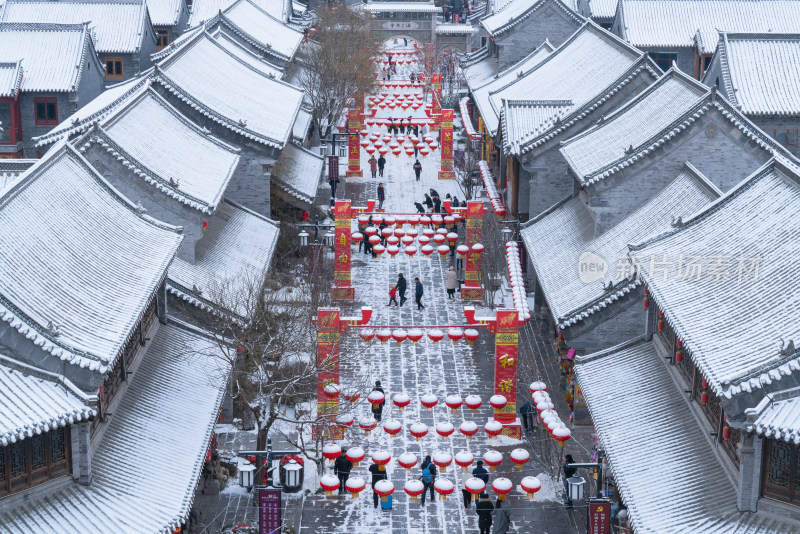 青州古城古街建筑风光