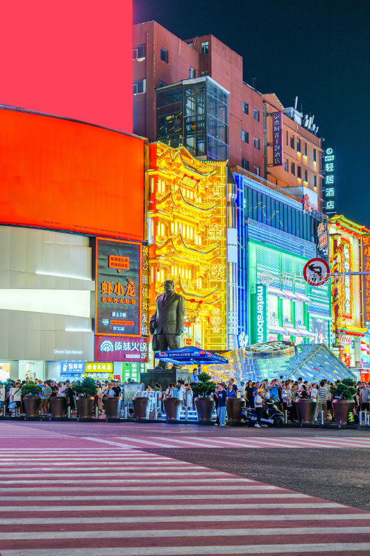 长沙城市风光夜景