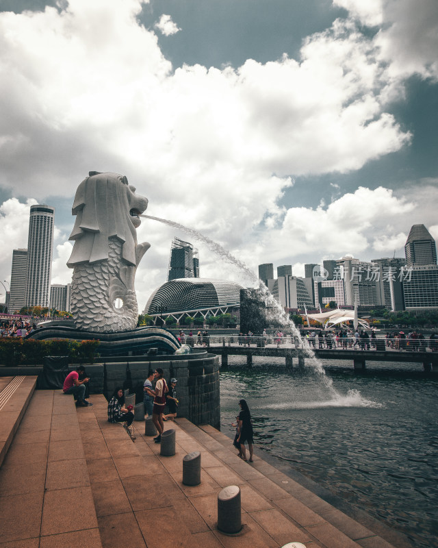新加坡城市建筑城市风光