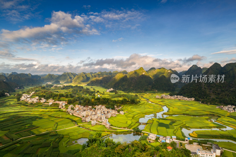 秀美田园/田园风光/秋天的田野/新农村