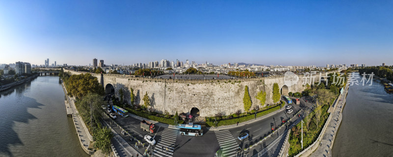 江苏南京城市风光全景图