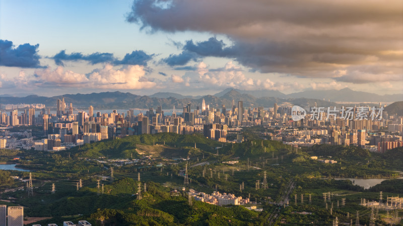 深圳南山中心区建筑群