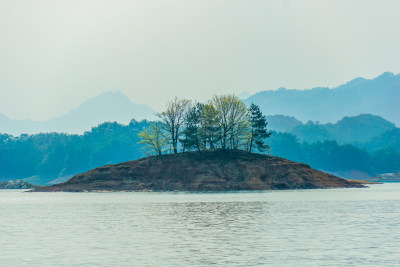 浙江杭州淳安5A景区千岛湖风景区