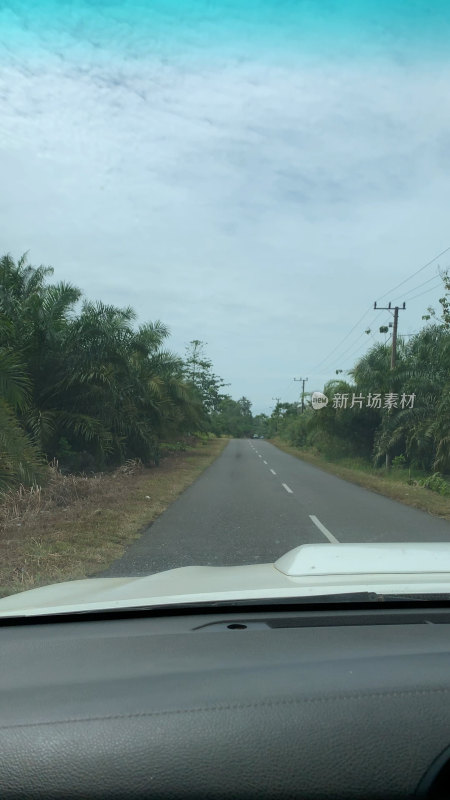 印尼巴厘岛道路街景