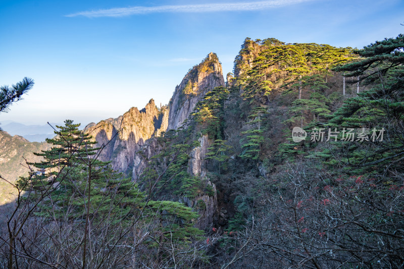 安徽黄山风景区自然风光