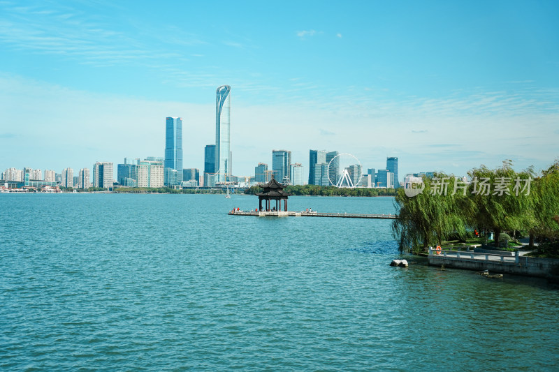 李公堤金鸡湖环湖步道