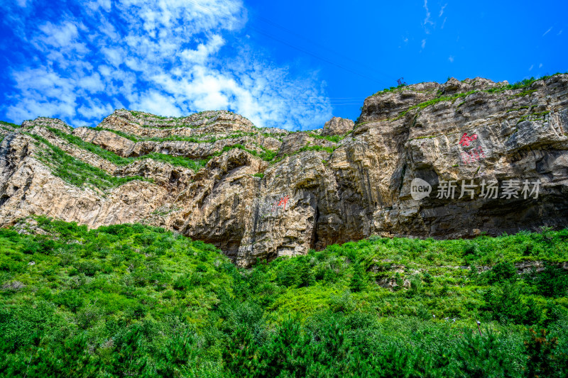 山西省大同市浑源县恒山山脉自然风光