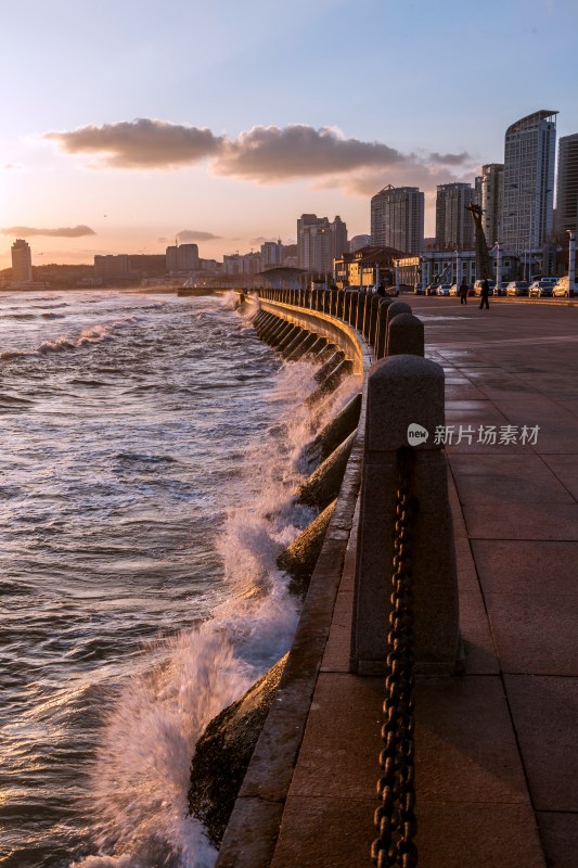 中国山东烟台滨海景观