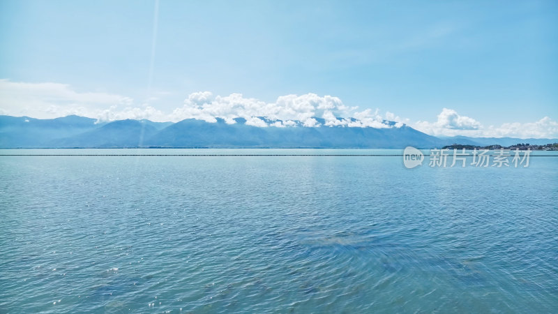 云南大理苍山洱海航拍