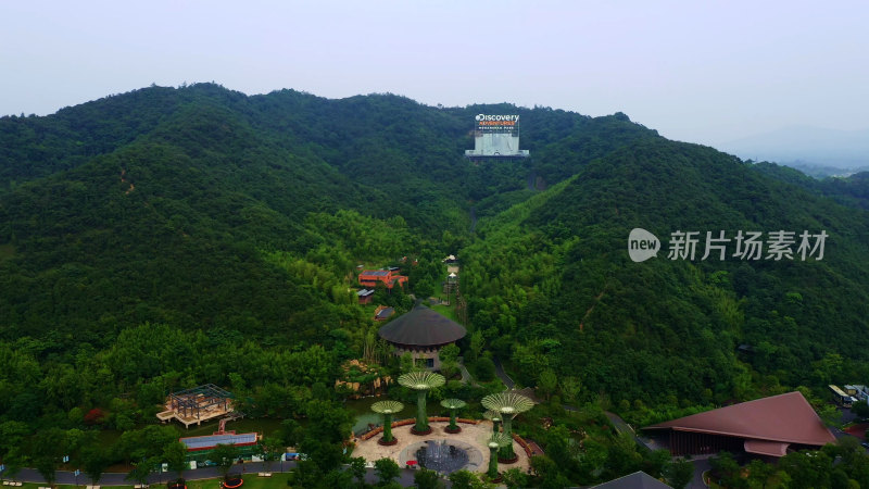 湖州莫干山郡安里度假酒店航拍