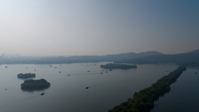 杭州西湖夏季风光