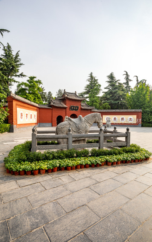 河南洛阳白马寺白马景点景观