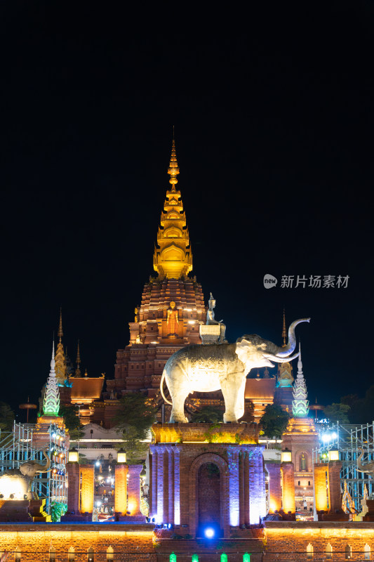 西双版纳景洪市大金塔寺