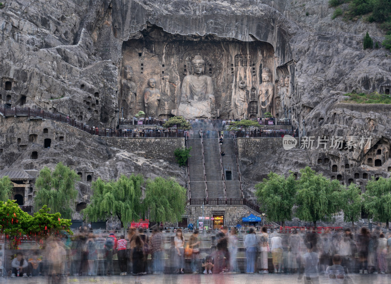 洛阳龙门石窟旅游风景