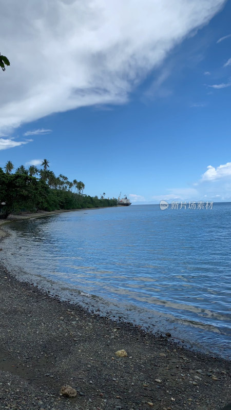 印尼巴厘岛海岸线