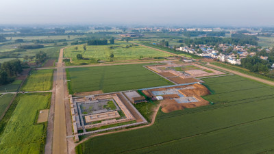 洛阳偃师二里头夏都遗址博物馆航拍