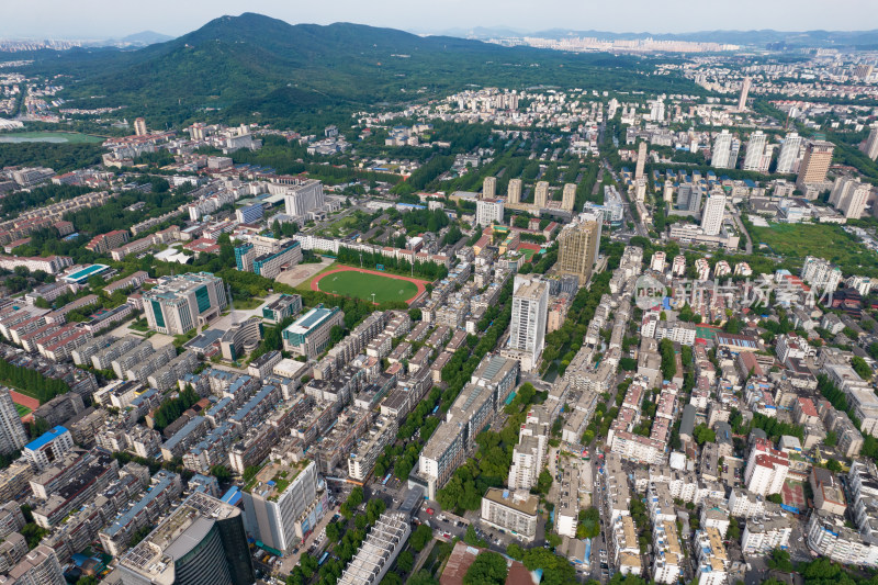 江苏南京城市大景航拍摄影图