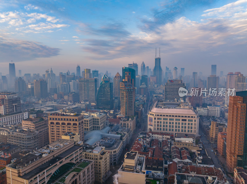 上海城市浦西全景