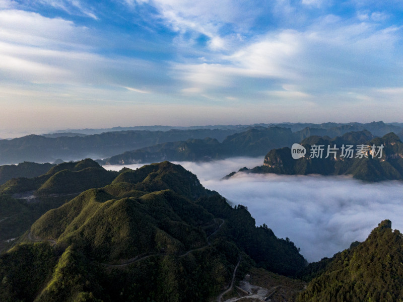 湖南衡阳城市风光航拍图