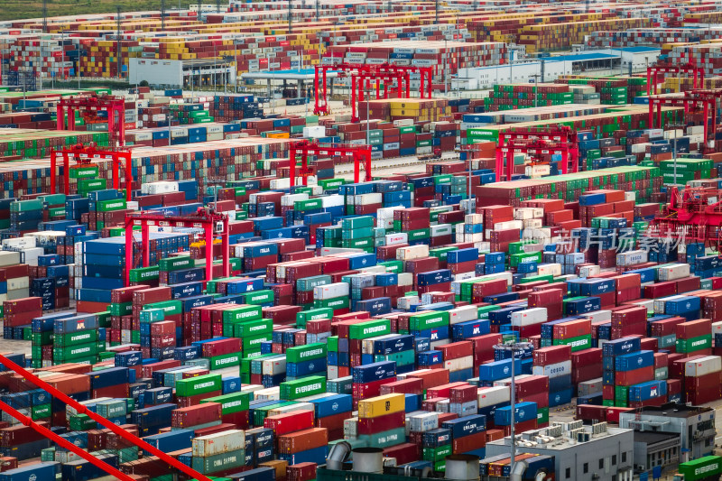 洋山港 自动化集装箱 运输 货运 电商