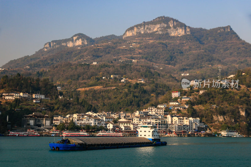 湖北宜昌三峡人家景区长江西陵峡灯影峡江域