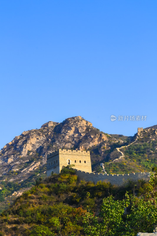 万里长城秋天自然风景