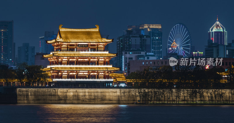 长沙湘江城市风光