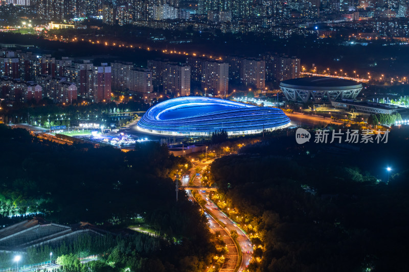 北京冬奥国家速滑馆风景