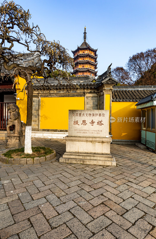 苏州北寺塔报恩寺塔景点景观