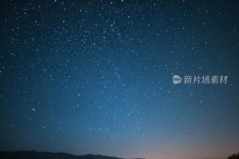 天空背景星空蓝色壁纸