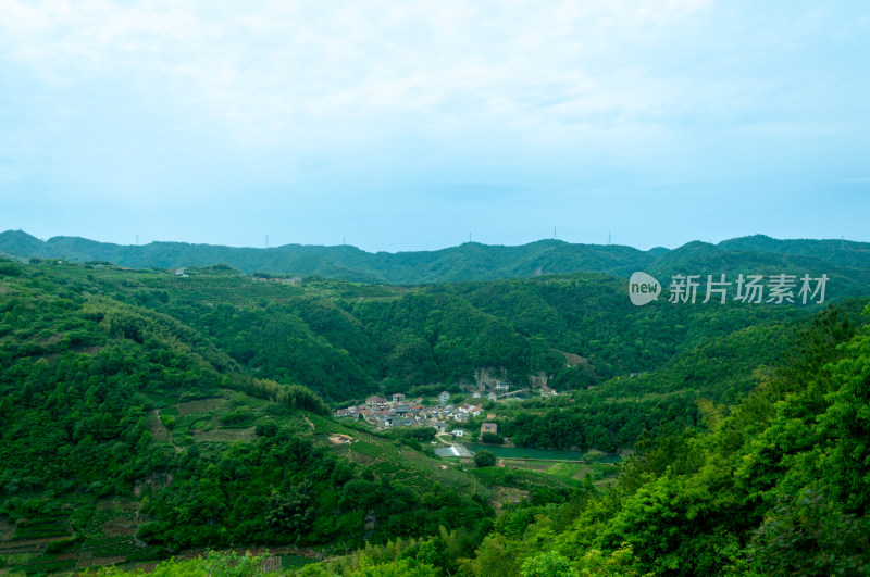 山中的自然风景