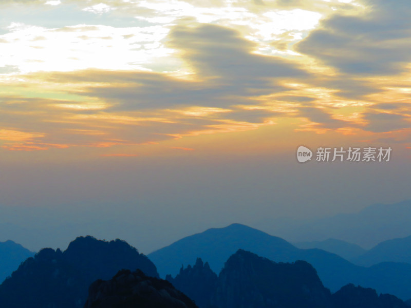 中国安徽黄山旅游风光