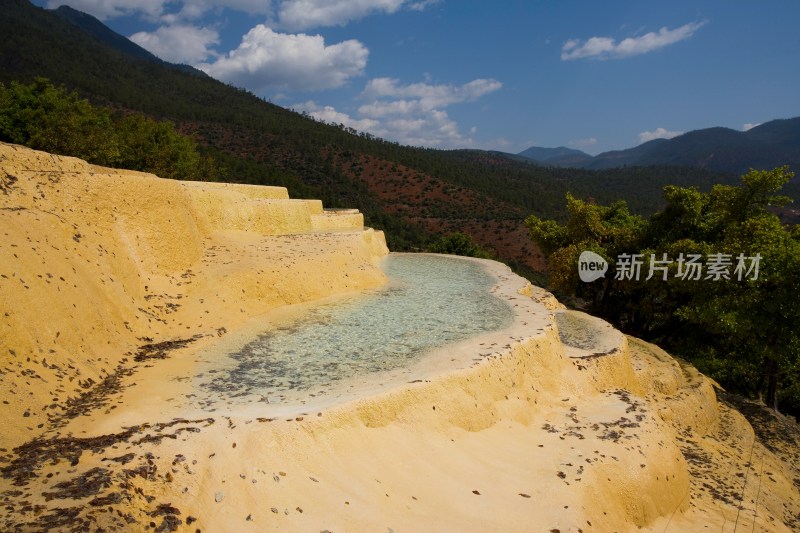 云南,白水台,