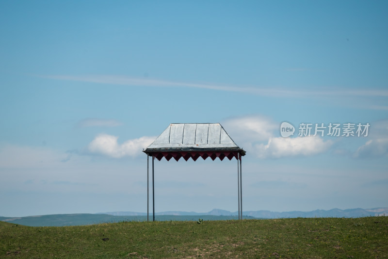 夏日，新疆喀拉峻大草原风光