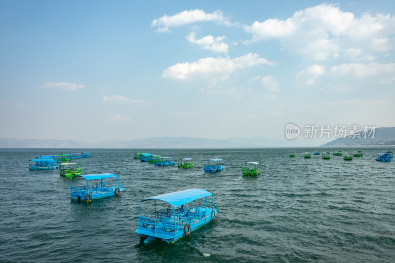 云南抚仙湖䘵充风景区风景风光