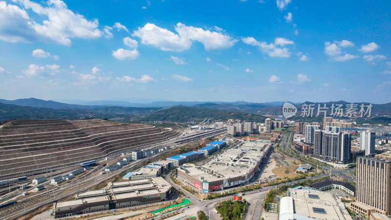 城市建设工地施工现场航拍