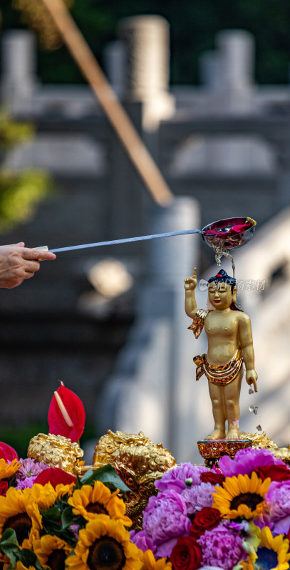 陕西西安大兴善寺佛教景点景观