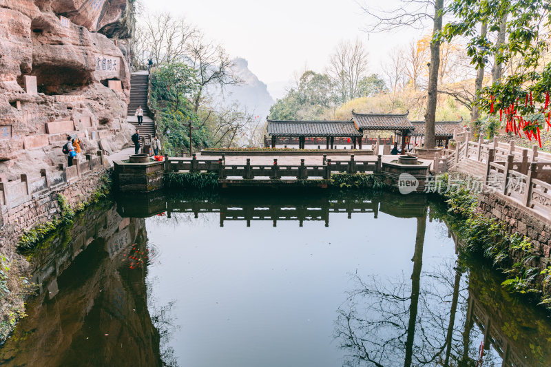 黄山市道教齐云山景区风光