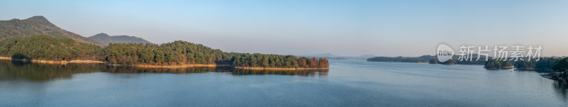 仙女湖景区山水倒影全景图