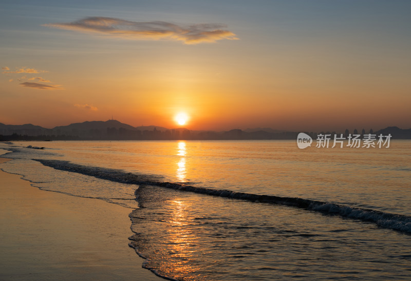 金色海岸的日出