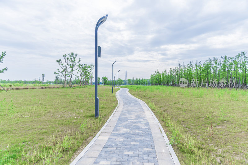 武汉洪山江滩公园风景