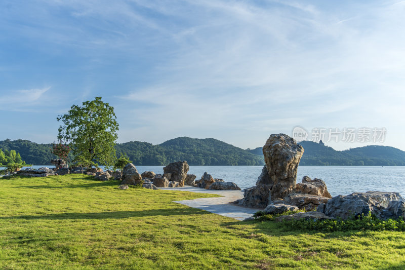 武汉东湖落雁峰景区风景