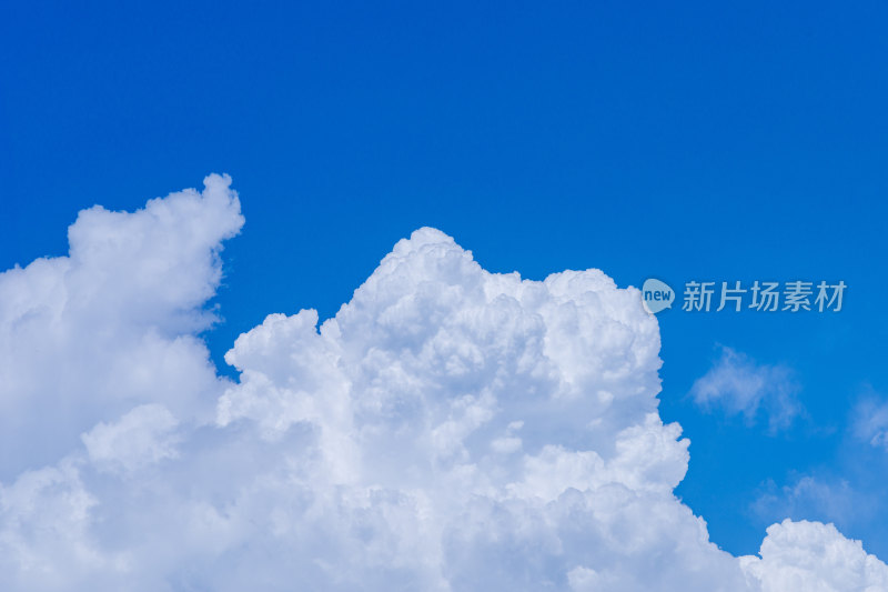 广州南沙蓝天白云唯美自然风光