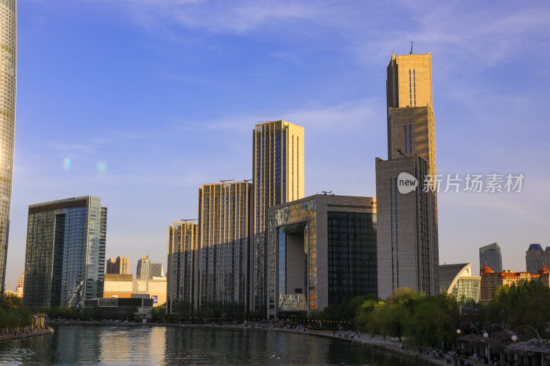 天津现代科技智慧城市建筑