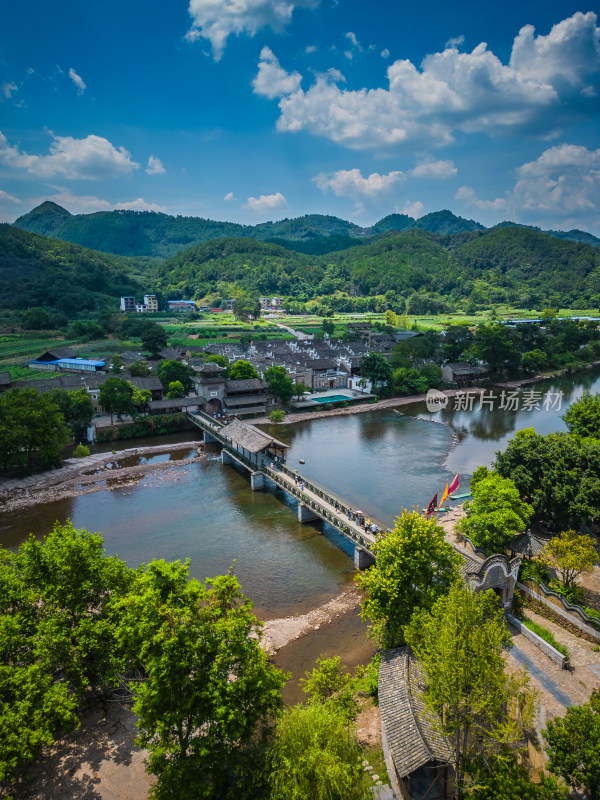 桂林4A景区东漓古村航拍