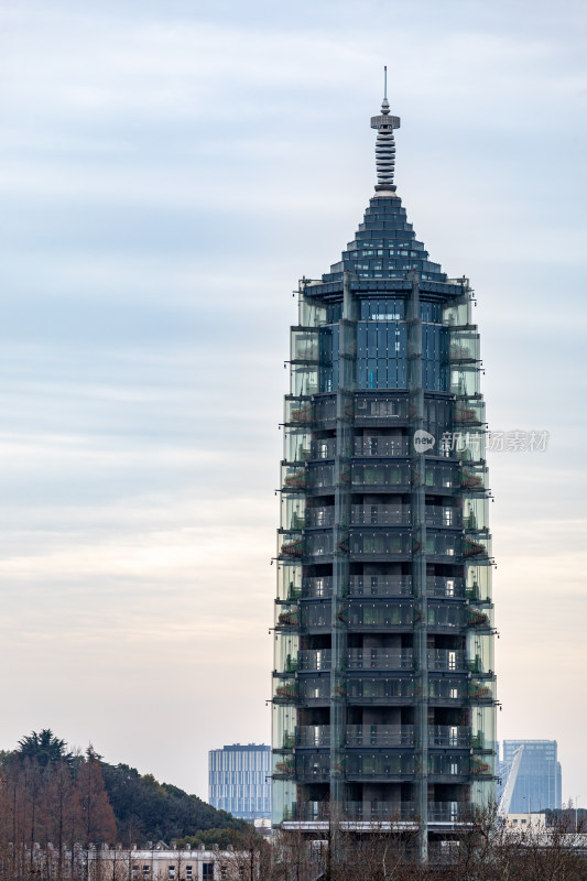 南京明城墙看大报恩寺塔