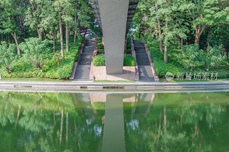 佛山千灯湖南海活水公园桥梁建筑