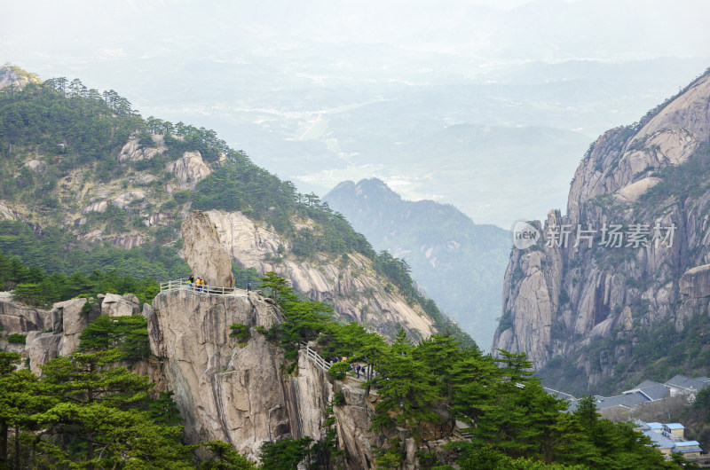 黄山群山山峰 山峦 山脉