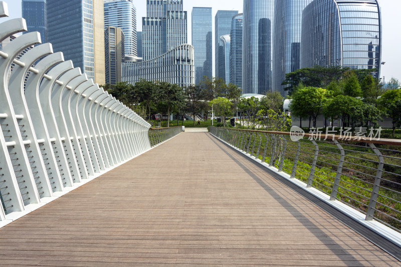 深圳桂湾公园木质观景步道