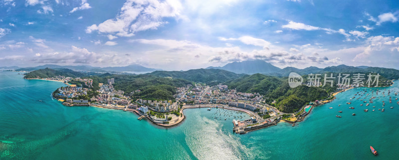 航拍深圳大鹏湾风景